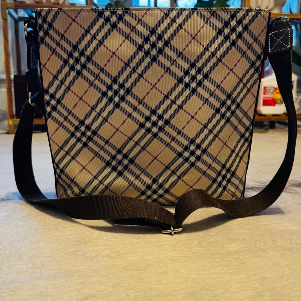 Burberry Plaid Crossbody Bag